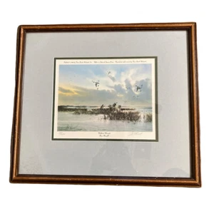 Steve Russell “Wetland Rewards” Texas Ducks Unlimited Rockport “Iconic Artist” - Picture 1 of 9