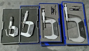 Juego de 4 micrómetros exteriores tesa brc futuro 0,01 mm 0 - 100 mm 4 piezas - Imagen 1 de 14