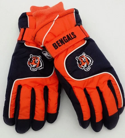 Cincinnati Bengals Youth 8-20 Ski Gloves by REEBOK Cover
