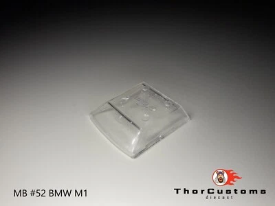 Matchbox BMW M1 No:52 clear replacement window unit - Image 1 of 2