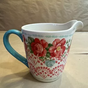 Pioneer Woman Vintage Floral Stoneware Measuring Ceramic Pitcher 4 Cup NWT H5 - Picture 1 of 7