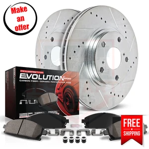 Powerstop K3054 Brake Disc and Pad Kit front for 2009-2013 Toyota Matrix S - Picture 1 of 3