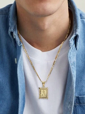 Cadenas de Oro 14K ® Joyeria para Hombre Mujer Gargantilla Collar con Iniciales - Image 1 of 4