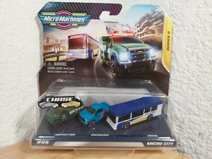 Micro Machines #06 Micro City #0104 Utility Truck #0105 Warlander #0106 Bus S2 - Picture 1 of 2