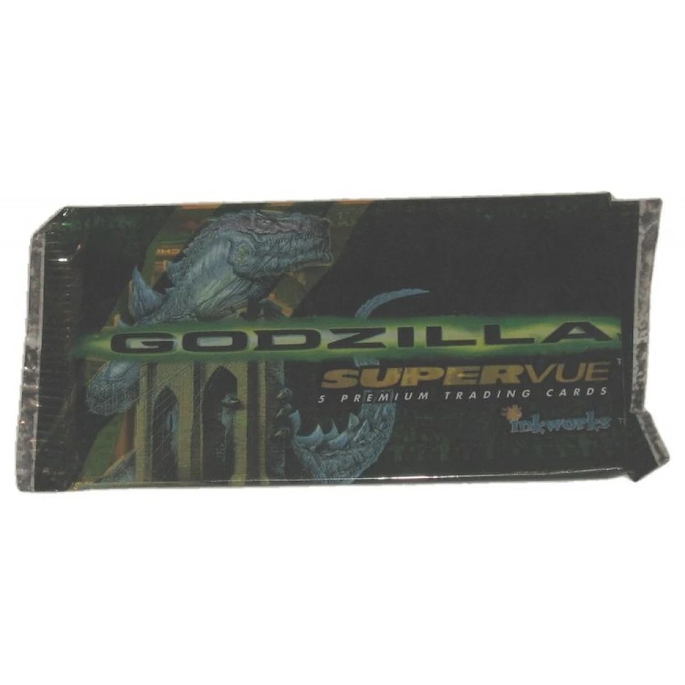 Paquete sellado de tarjetas coleccionables de películas premium Inkworks Godzilla Supervue 1998 Foto 1 de 1