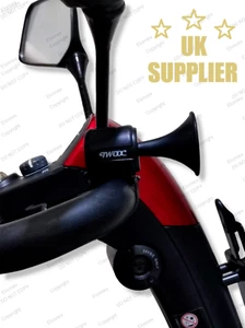 MOBILITY SCOOTER ELECTRIC HORN. PANIC ALARM LOUD 120 DECIBELS EAR PIERCING ALARM - Picture 1 of 3