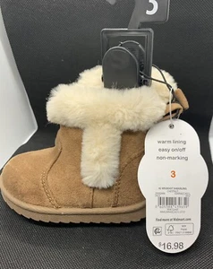 Wonder Nation Baby Girl Faux Shearling Boots size 3 (59) - Picture 1 of 4