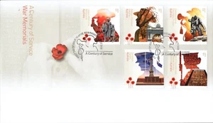 Australia War Memorials 2018 conjunto de 5 cubiertas de primer día, muy buen estado - Imagen 1 de 1