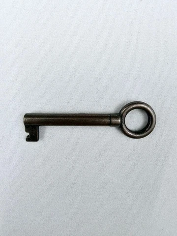 KY-13 Antique Brass Hollow Barrel Skeleton Key for Drawer OR Cabinet Lock Cover