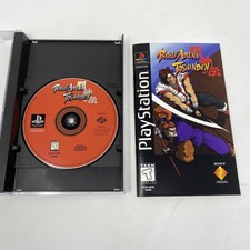 Battle Arena Toshinden (Sony PlayStation 1, 1995) PS1 Long Box Complete MINT