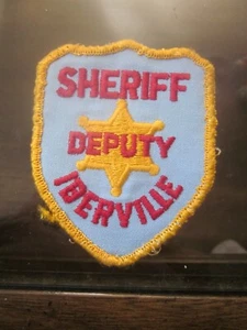 IBERVILLE PARISH LA LOUISIANA DEPUTY SHERIFF POLICE PATCH PLAQUEMINE - Picture 1 of 2