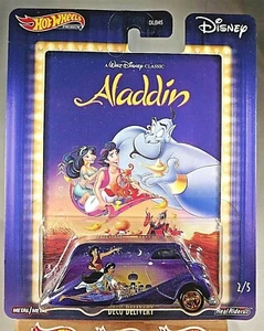 2020 Hot Wheels Walt Disney Classic-Aladdin 2/5 DECO DELIVERY Purple w/RRGold5Sp - Picture 1 of 5