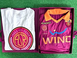 BOX COFANETTO ROMA MAGLIA HALL OF FAME NO MATCH WORN ISSUED SHIRT VINTAGE RARO - Imagen 1 de 5