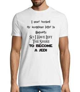 Harry Potter, Lord of the Rings, Star Wars fan mens T-shirt - funny - geek - Picture 1 of 4