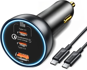 160W USB C Car Charger, Type C Car Charger, Charger Adapter - Picture 1 of 9