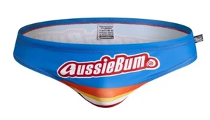 Aussiebum Swish Swimming Trunks Bathers Blue Size Medium (M) Gym Mens - Picture 1 of 4