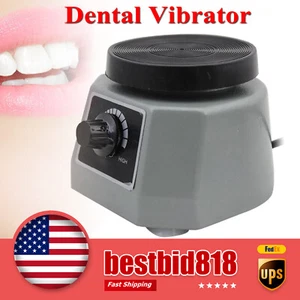 110V Dental Laboratory Equipment Vibrator Oscillator 4" Round VARIABLE SPEED - Picture 1 of 6