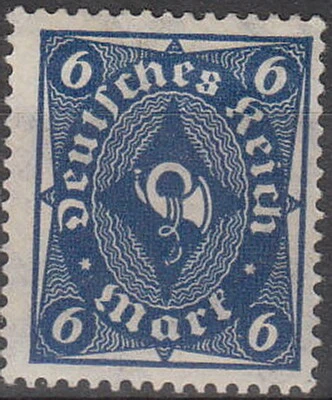 SALE: Stamp Germany Reich Mi 228 Sc 189 Block 1922 Posthorn Deutsches Empire MNG - Image 1 of 2