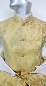 Indian Traditional Nehru Jacket for Men’s Party Wear Waistcoat-Blazer-Beatles - Picture 1 of 3