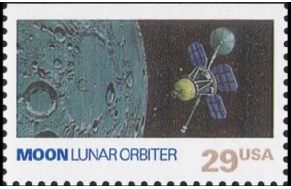 US #2571 MNH 1991 Space Exploration Moon Lunar Orbiter [Booklet Single] - Image 1 of 1