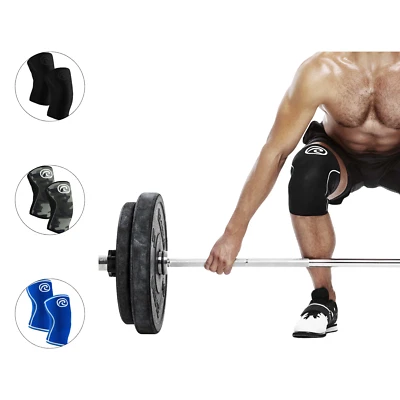 Rehband 7 mm Power Max Kniebandage Kraftsport Kniestütze schweres Krafttraining - Bild 1 von 2