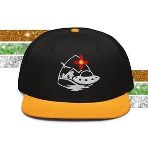 Roswell Nuevo México Extraterrestre OVNI Snapback Plano Bill Sombrero para Hombres Mujeres - Imagen 1 de 48