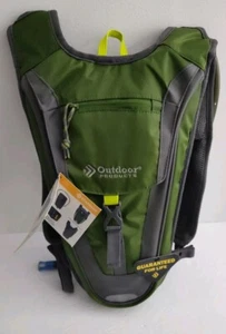 Outdoor Products Kilometer 8.0 Hydration Pack, 2 Liter, Green Water Backpack - Picture 1 of 11