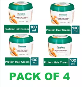 Himalaya Protein Hair Cream 100G PACK OF 4 For Women & Men EXP 2027 - Picture 1 of 7