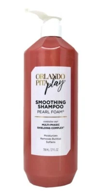 Orlando Pita Play Smoothing Shampoo Pearl Foam Moisturizes Removes Buildup 27oz. - Image 1 of 2