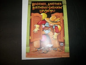 MARY ENGELBREIT BIRTHDAY Greeting Card For: BROTHER NEW #810 - Picture 1 of 2