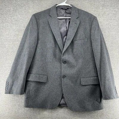 Blazer Jos A Bank Hombre Talla 44R Gris Lana Cachemira Oficina Foto 1 de 4