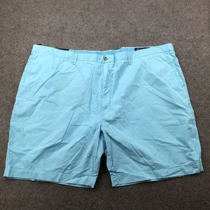 Polo Ralph Lauren Shorts Mens 52 Blue Classic Fit Hammond Chino Flat Front - Picture 1 of 13