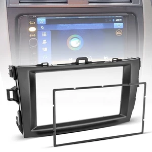 Double DIN Aftermarket Radio Install Dash Kit Mounting For 09-13 Toyota Corolla - Picture 1 of 9