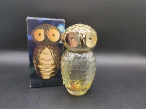 Vintage AVON Occur! Kölnisch Wasser Baby Eule 1 Oz. Deko Flasche mit Box ~ leer - Bild 1 von 9