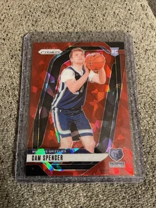 2024-25 Panini Prizm - Cam Spencer #246 Red Ice Prizm (RC) - Picture 1 of 2