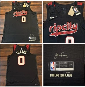 Camiseta Nike Portland Trailblazers Damian Lillard City Edition XL 52 DX8517-010 - Imagen 1 de 8