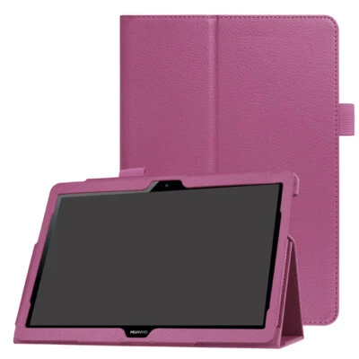 New Leather Smart Flip Case Stand Book Folio Cover For Huawei Tablet all model - Image 1 of 4