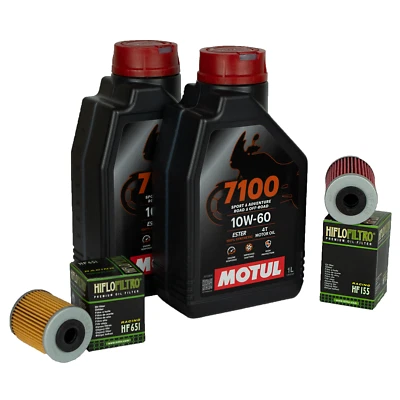Service Kit für KTM 690 SMCR /Duke/R ab 2012 Ölwechsel Ölfilter Motul 7100 10W60 - Bild 1 von 4