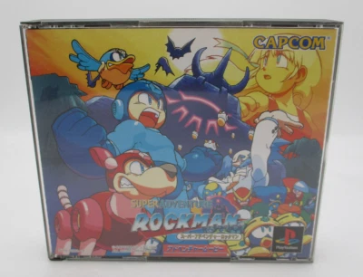 SUPER ADVENTURE ROCKMAN PS1 Japan import NTSC-J PlayStation1 MEGAMAN - Image 1 of 4
