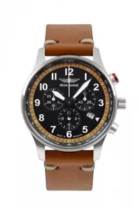 Iron Annie 5688-5 Uhr Herrenuhr Quarz Edelstahl Leder - Photo 1 sur 2