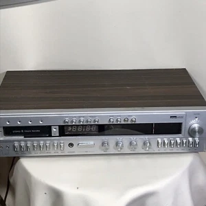 VTG Montgomery Ward Airline Stereo AM FM Receiver 8 Track Player Model GEN 6247A - Picture 1 of 10