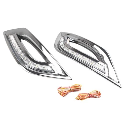 Par de luces antiniebla diurnas LED DRL para Hyundai Sonata 2011-2014 2012 2013 Foto 1 de 4