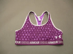 HEAT GEAR Size XL Girl’s Purple Wireless Unlined Pull on Sports Top Bra 8K - Picture 1 of 5