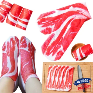 Funny Men Sport Sock 3D Printed Novelty Women Casual Soft Socks Unisex AUS - Picture 1 of 10