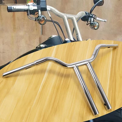 Barras en T de 10" 12" 14" 16" para Harley Softail Dyna Low Rider Foto 1 de 4