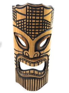 Happy Bamboo Tiki Mask 12" | #dpt509630 - Picture 1 of 1