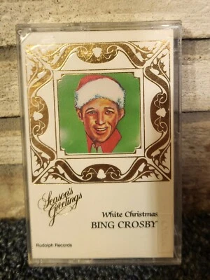Bing Crosby White Christmas Album Cassette Tape Creative Sounds LTD TESTED Foto 1 de 2
