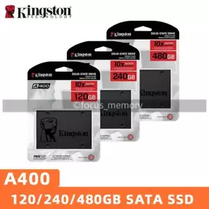 Unidad de estado sólido Kingston 2,5 pulgadas A400 SSD 120 GB 240 GB 480 GB SATA III para computadora portátil - Imagen 1 de 8