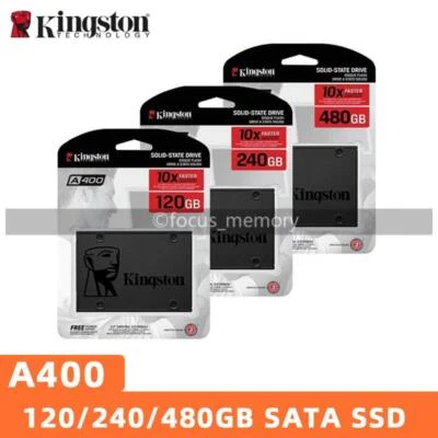 Kingston 2.5 in A400 SSD 120GB 240GB 480GB SATA III Solid State Drive for Laptop - Image 1 of 4