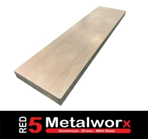Aluminium Flat Bar - Various Sizes x 300mm long - Grade 6060-T5 @ Red 5 - Picture 1 of 1